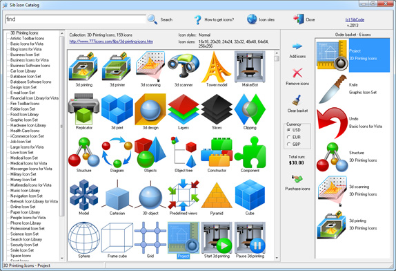 Sib Icon Catalog screenshot