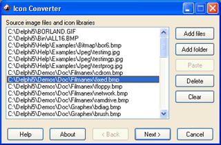 Screenshot of Sib Icon Converter