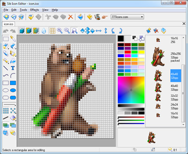 Sib Icon Editor 5.15 screenshot