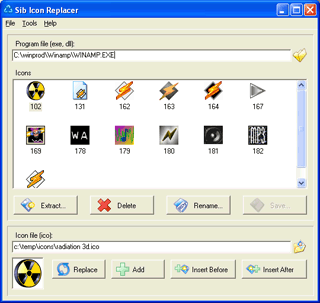 icon, Windows, icon sets, application development, Vista, replace, extract, icon