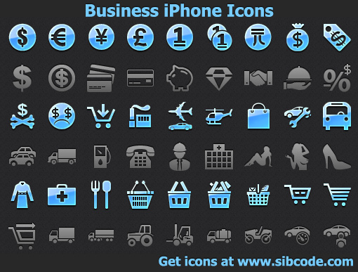 Business iPhone Icons screenshot