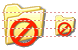 No entry icons