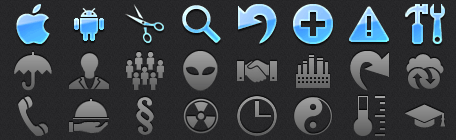 iPhone Toolbar Icons