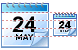 Calendar icons