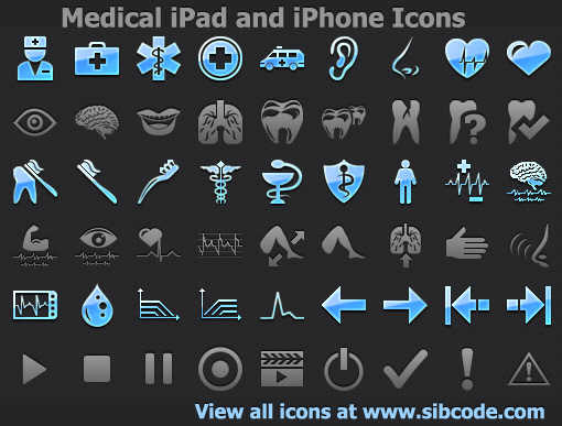 Windows 7 Medical iPad and iPhone Icons 2012.1 full