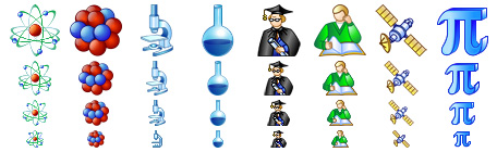 science icon set