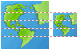 Square Earth icon Square Earth icons